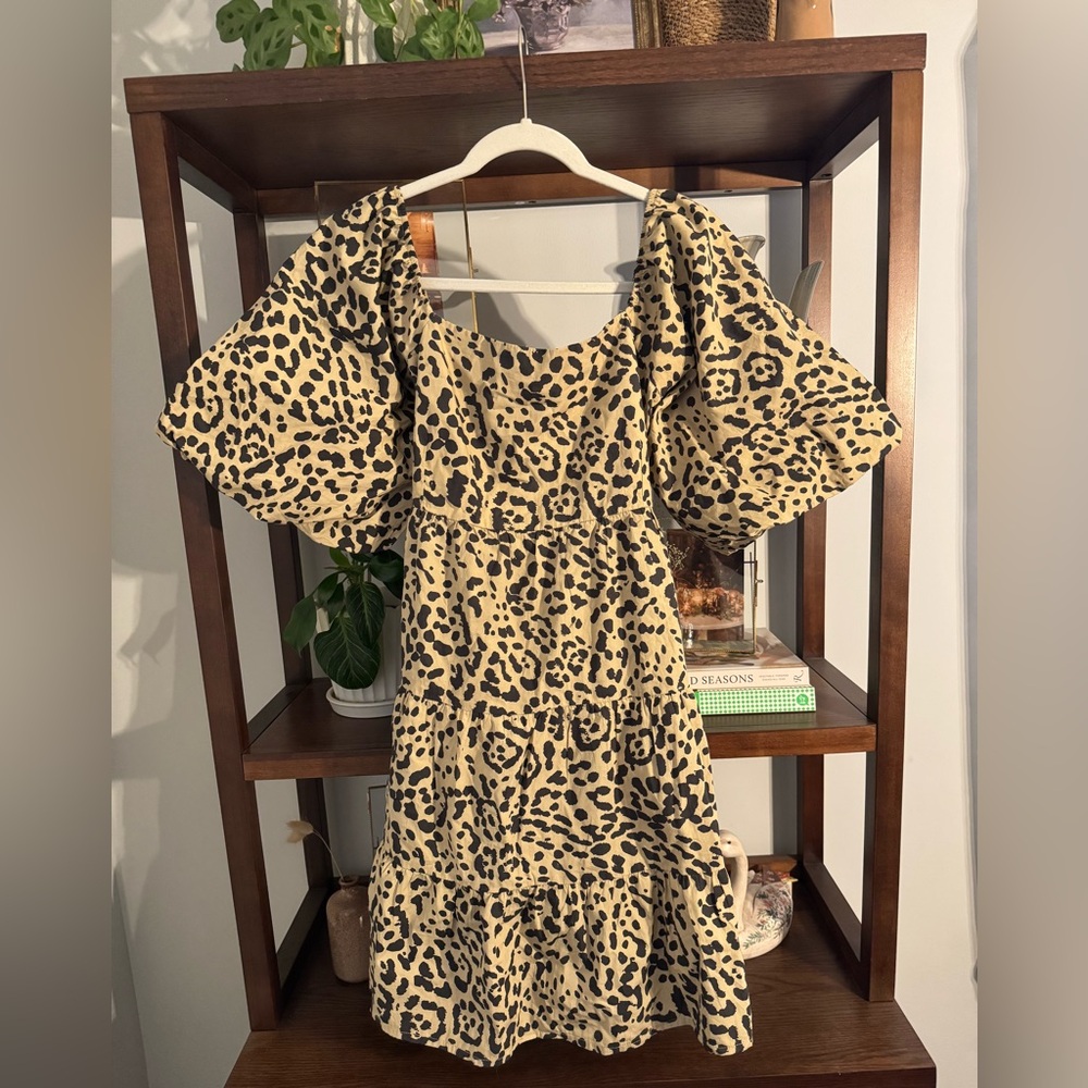 Faithful the brand Leopard Print mini dress